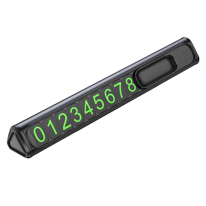 Паркувальна карта BOROFONE FC3 Ronny can hidden parking sign Black Metal Gray (6941991118760) 3