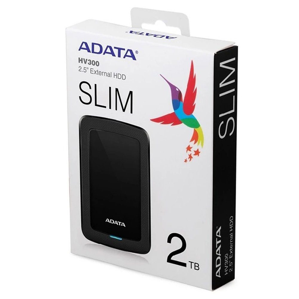 Зовнішній жорсткий диск PHD External 2.5'' ADATA USB 3.2 Gen. 1 DashDrive Durable HV300 2TB Black (AHV300-2TU31-CBK) 2