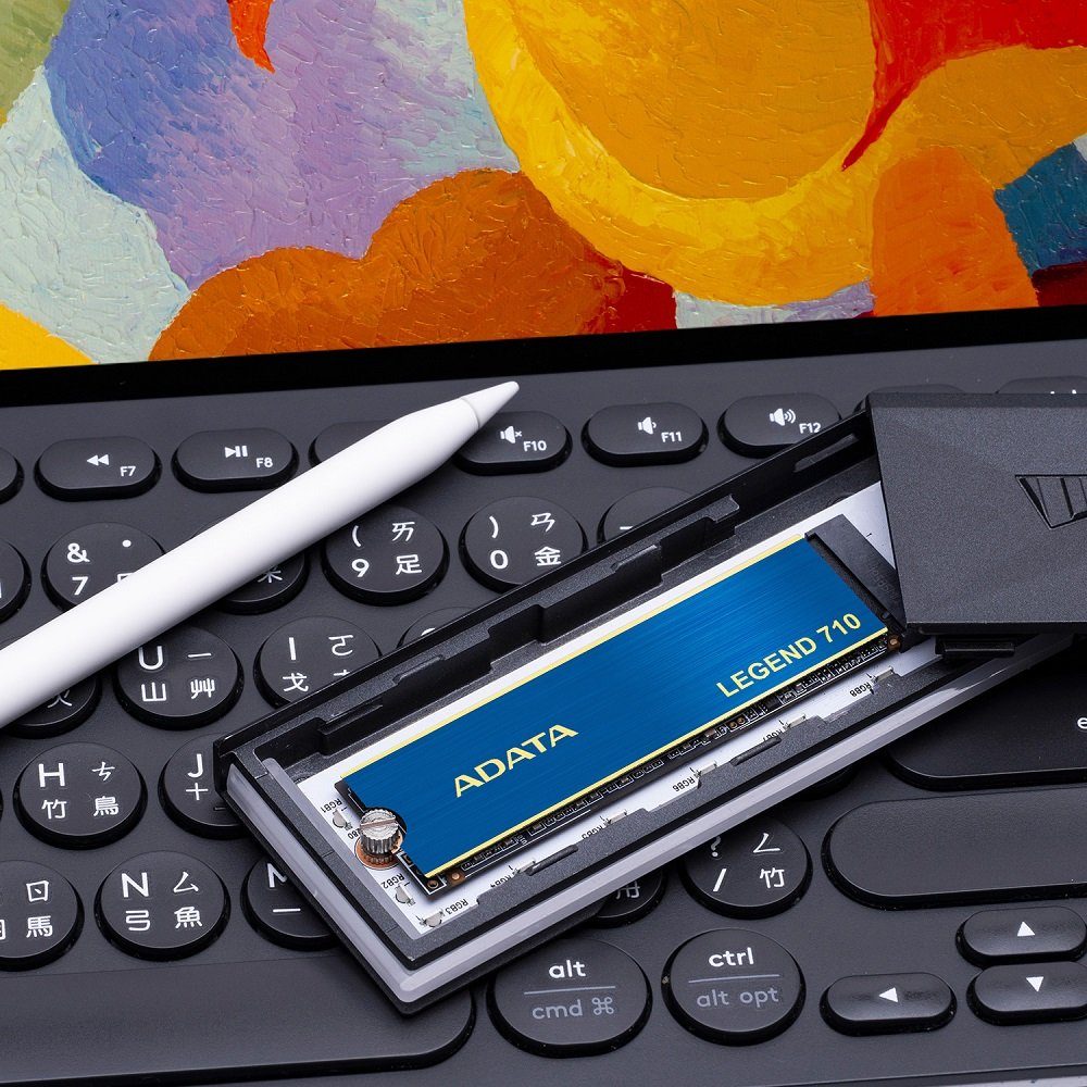 Накопичувач SSD M.2 ADATA LEGEND 710 256GB 2280 PCIeGen 3x4 3D NAND Read/Write: 2100/1000 MB/sec (ALEG-710-256GCS) 5