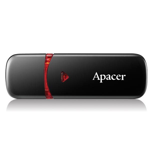 Флеш-накопичувач Apacer USB 2.0 AH333 64Gb Black (AP64GAH333B-1)