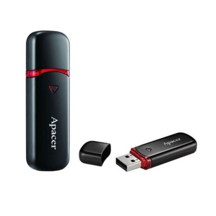 Флеш-накопичувач Apacer USB 2.0 AH333 64Gb Black (AP64GAH333B-1) 3