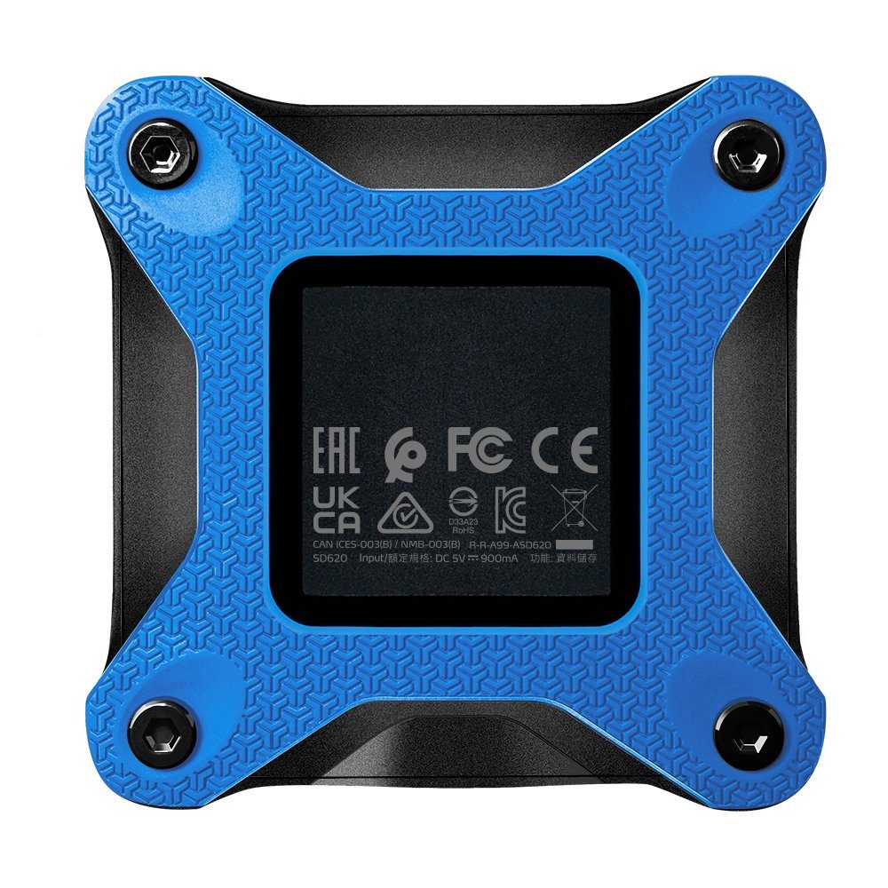 Портативний SSD ADATA SD620 1TB USB 3.2  520/460Mb/s Blue (SD620-1TCBL) 6