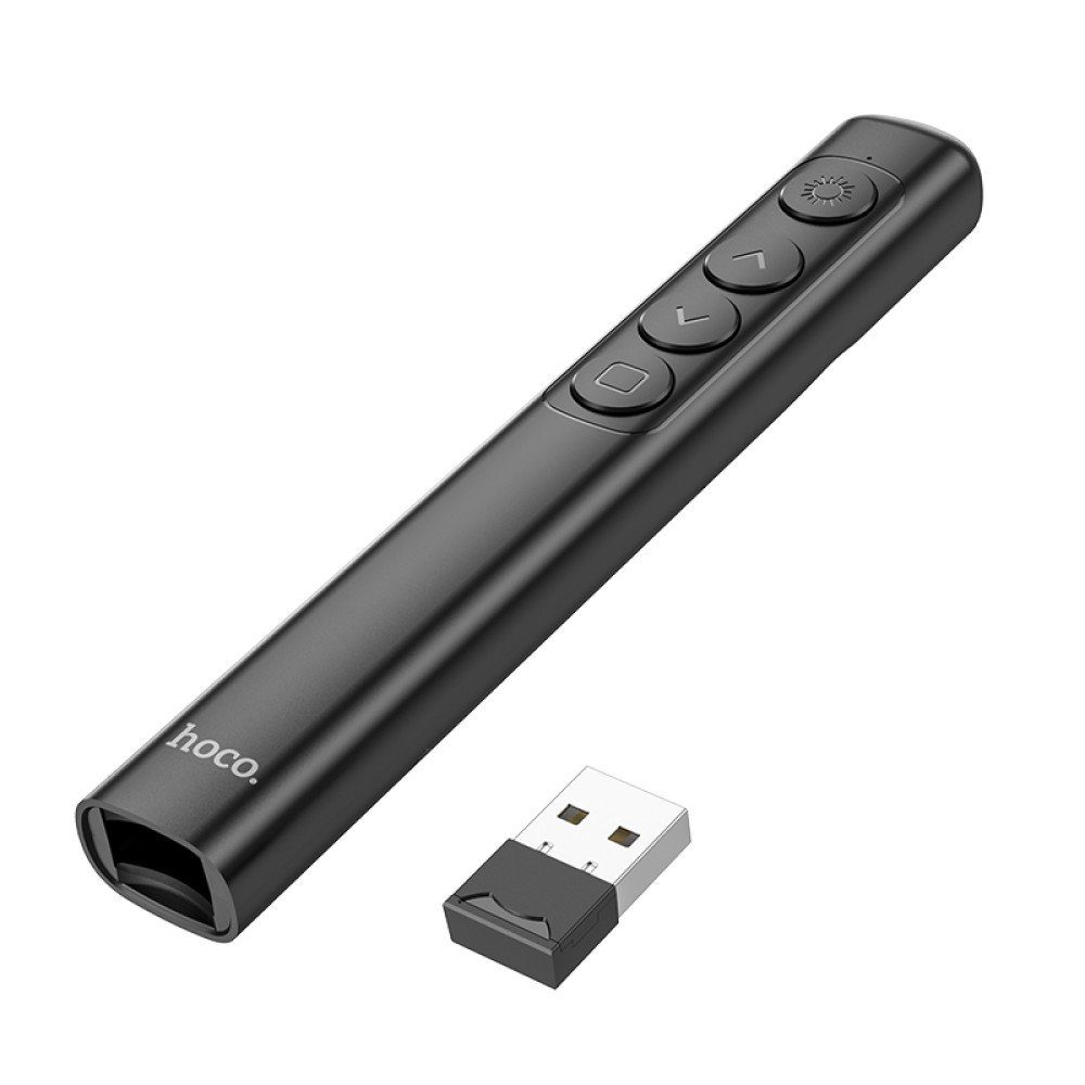 Лазерна указка HOCO GM200 Smart PPT page turning pen Black (6942007616768) 5
