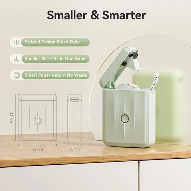 Термопринтер для друку наклейок NIIMBOT D110_M Green (1AA56291608) 4