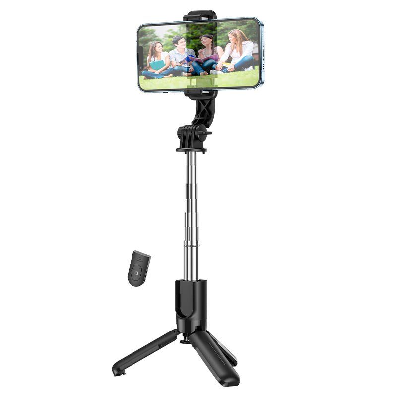 Селфі-трипод HOCO K17 Figure mini live broadcast stand (75cm) Black (6931474762450)