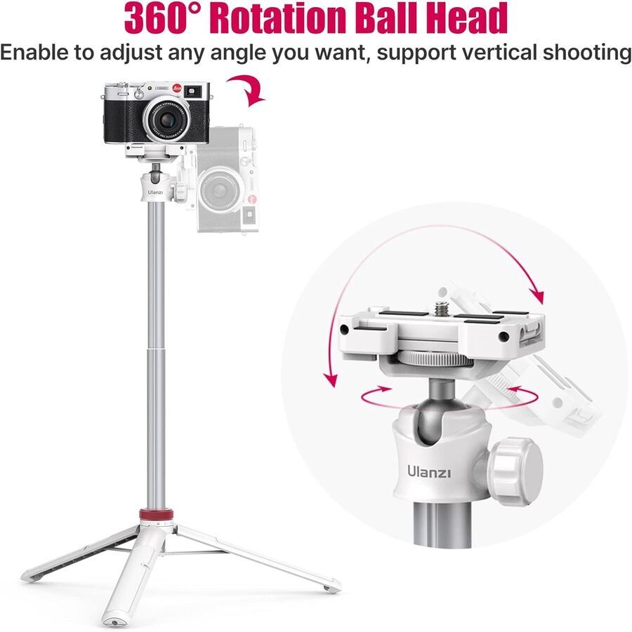 Штатив Ulanzi Vijim Multi-functional Mini Tripod White (UV-2503A MT-44 white) (2503A) 5