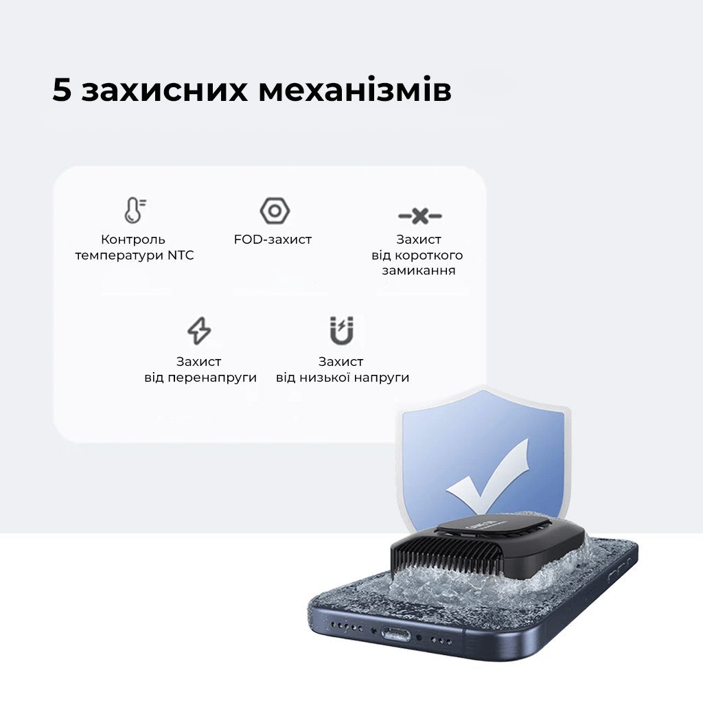 Кулер для мобільного Baseus MagPro II Series Ultra-Thin Magnetic Phone Cooler (Basic Edition) Cosmic Black (B10572900121-01) 11