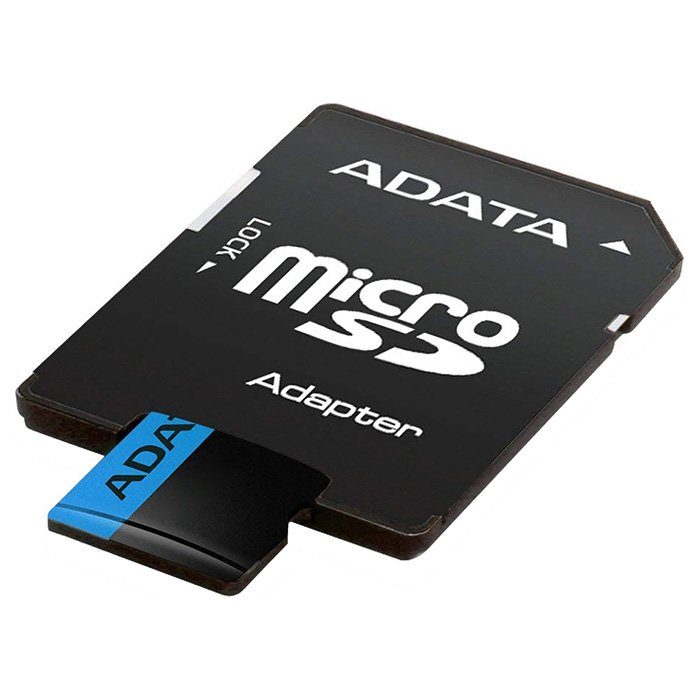 Карта пам'яті microSDHC (UHS-1) A-DATA Premier 32Gb Class 10 A1 (R-100Mb/s)  (adapter SD) (AUSDH32GUICL10A1-RA1) 3