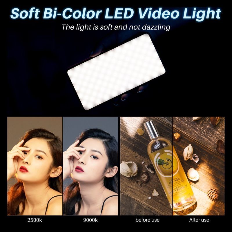 Відеосвітло Ulanzi VL200 Bi-color Led Light 8W Black (2481 VL200) (2481) 8