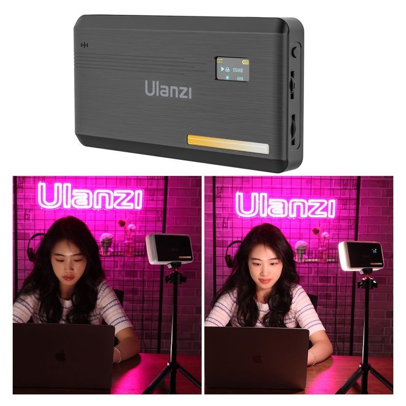 Відеосвітло Ulanzi VL200 Bi-color Led Light 8W Black (2481 VL200) (2481) 9