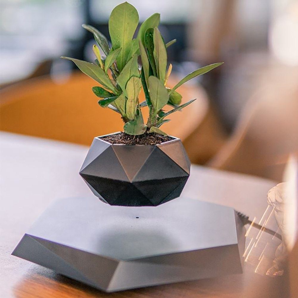 Магнітний левітаційний горщик для рослин HCNT Magnetic Levitating Pot M10-PZ1 Black (SIM10-PZ1) 3