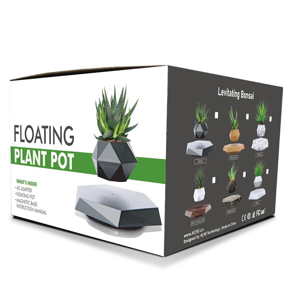 Магнітний левітаційний горщик для рослин HCNT Magnetic Levitating Pot M10-PZ1 Black (SIM10-PZ1) 2