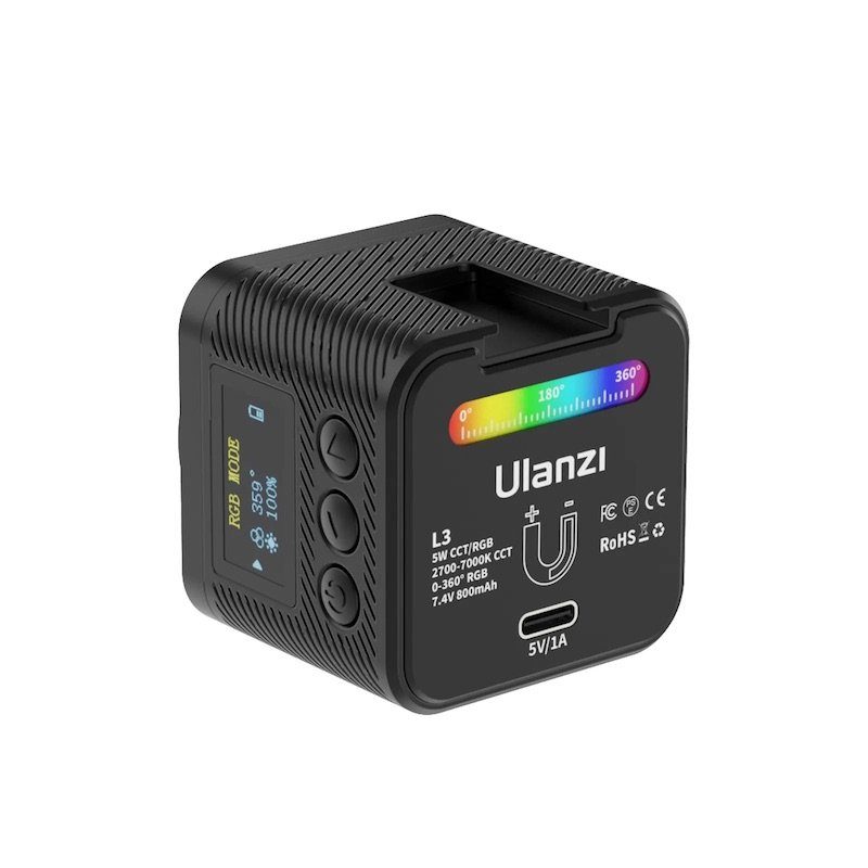 Відеосвітло Ulanzi L3 RGB COB Fill Light, 5W (UV-L052GBB1 L3 RGB) (L052GBB1) 3
