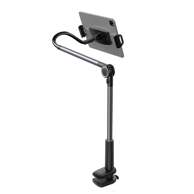 Тримач для планшету Baseus Otaku life rotary adjustment lazy holder Pro（Applicable for phone/ ipad) gray (LUZQ000013) 4
