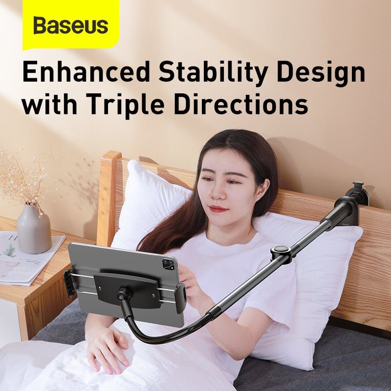 Тримач для планшету Baseus Otaku life rotary adjustment lazy holder Pro（Applicable for phone/ ipad) gray (LUZQ000013) 10