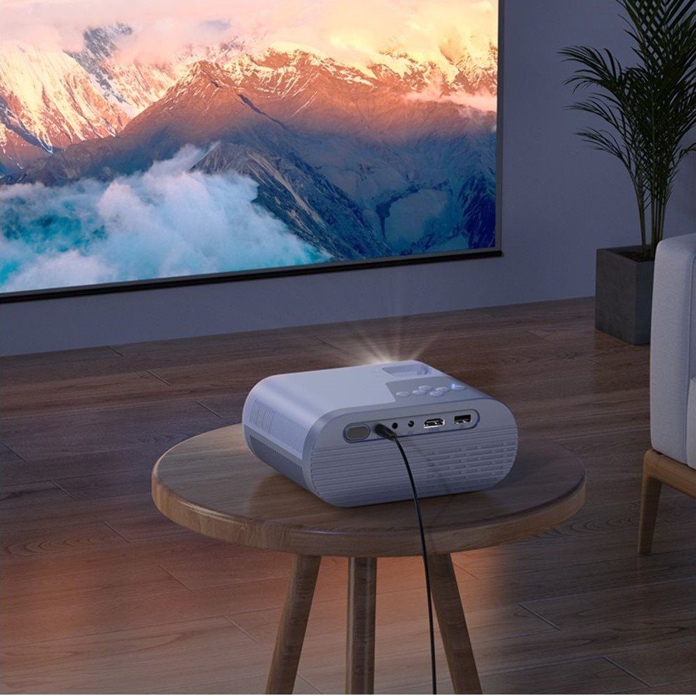 Проектор HOCO DT2 smart projector(720P Android version)(EU) Gray white (6942007629645) 7