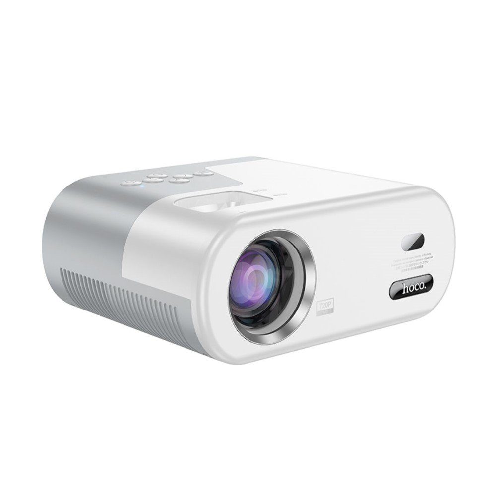 Проектор HOCO DT2 smart projector(720P Android version)(EU) Gray white (6942007629645)