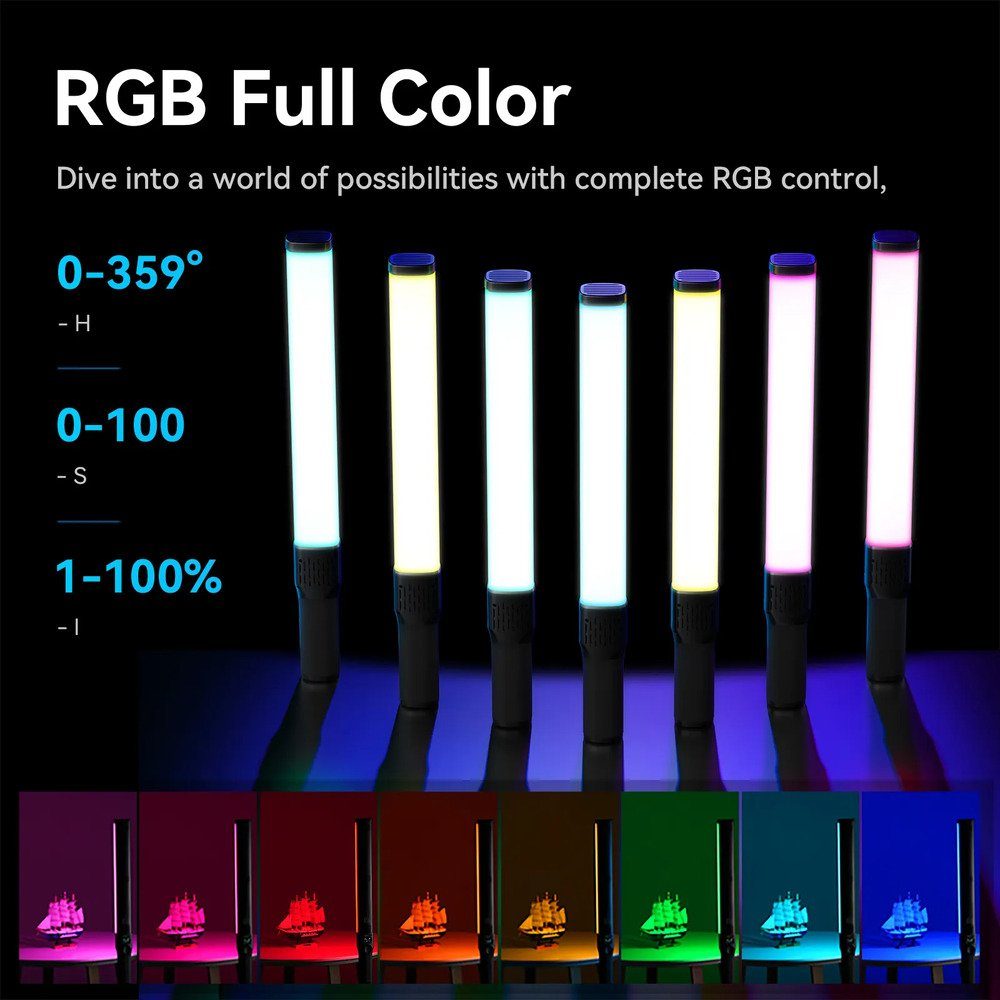 Відеосвітло Ulanzi Vijim VL360 RGB Led Light, 38W(L058GBB2 VL360) (L058GBB2) 8