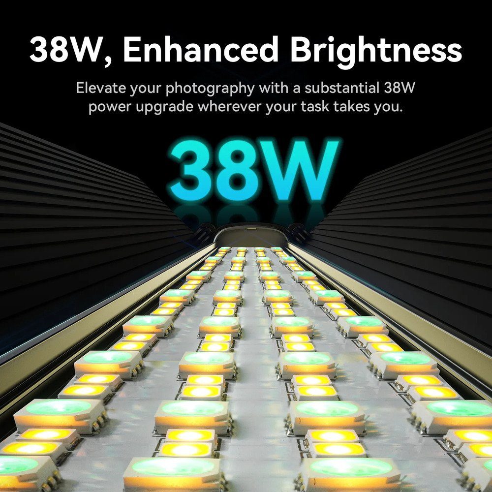 Відеосвітло Ulanzi Vijim VL360 RGB Led Light, 38W(L058GBB2 VL360) (L058GBB2) 9