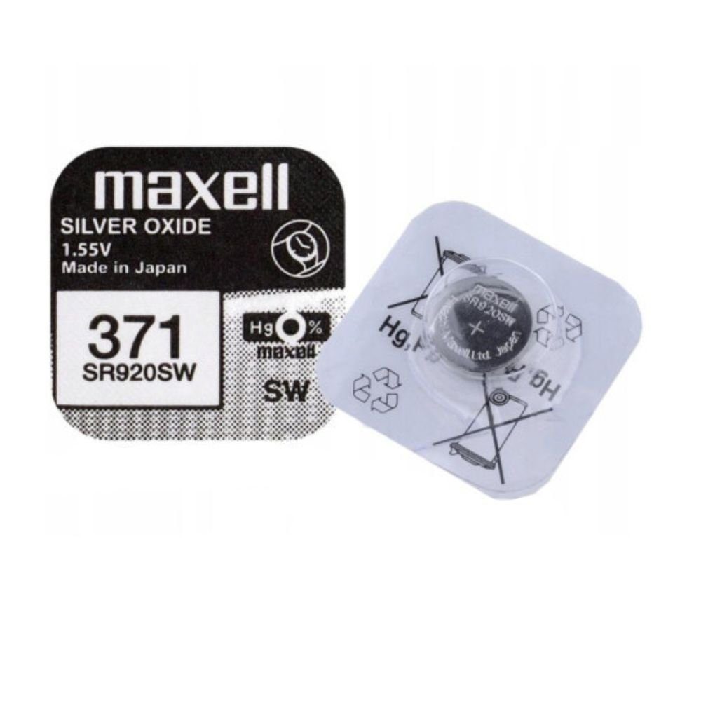 Батарейка MAXELL SR920SW 1PC EU MF (371) A 1шт (M-18290100) (4902580132361) 3