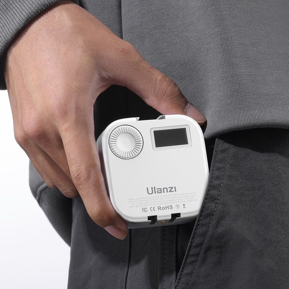 Відеосвітло Ulanzi Vijim U60 RGB Video Light White (L026GBW1 U60 RGB) (L026GBW1) 3