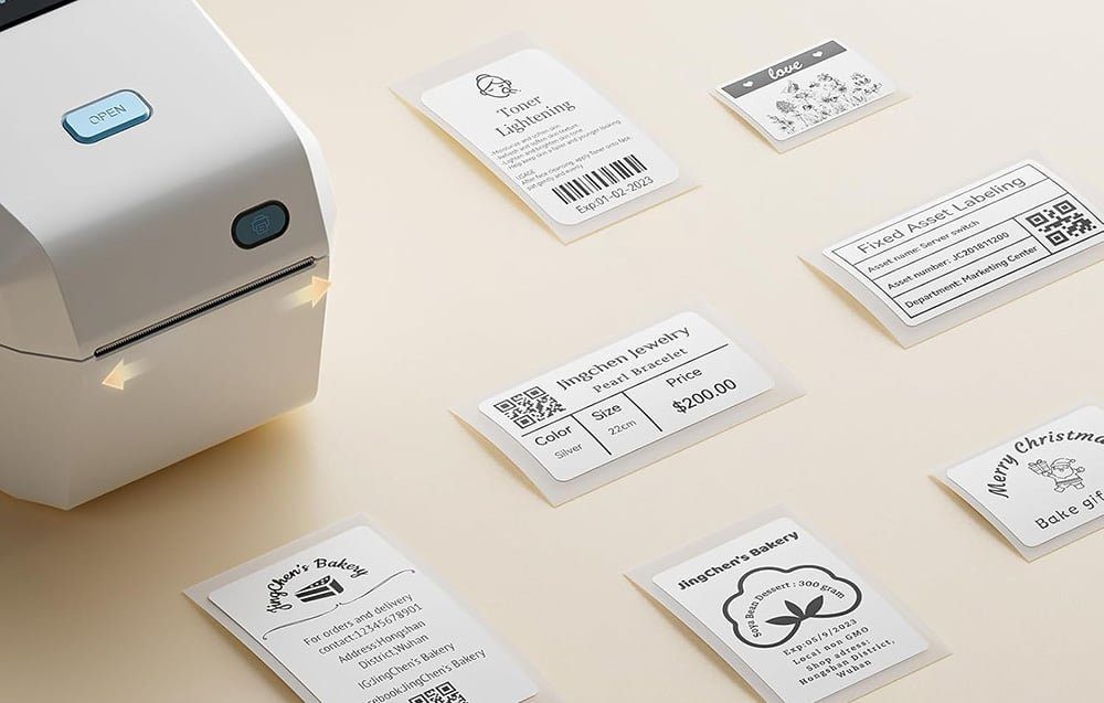 Термопринтер для друку наклейок NIIMBOT K3 Lvory White (1AE0F271605) (1AE0F271605) 3