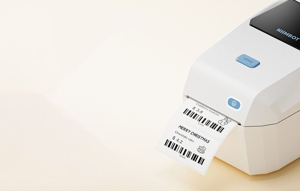 Термопринтер для друку наклейок NIIMBOT K3 Lvory White (1AE0F271605) (1AE0F271605) 6