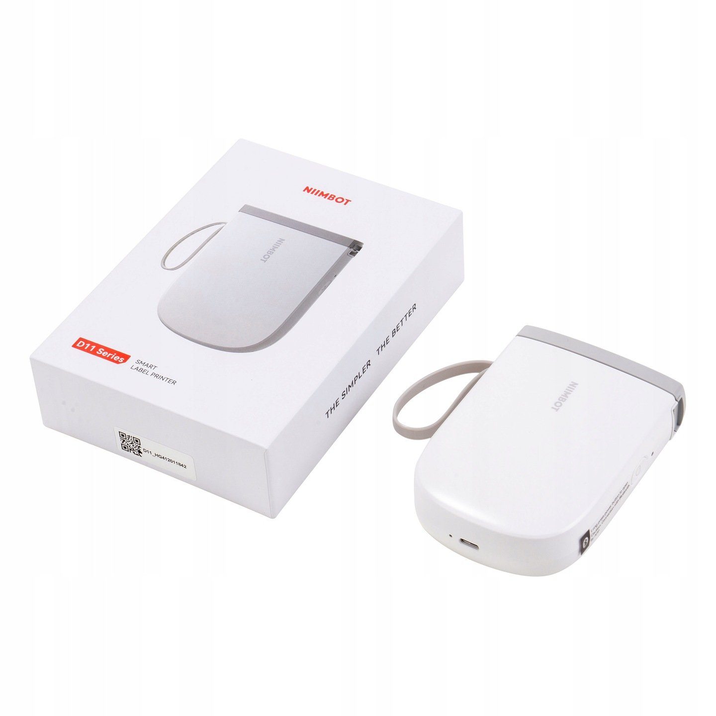 Термопринтер для друку наклейок NIIMBOT D11_H White (1AA57281601) 7