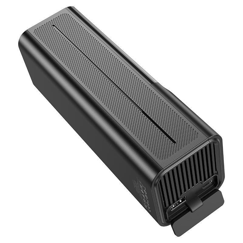 Автомобільний насос HOCO ZP7 Maddy portable smart air pump(5000mAh) Black (6942007614511) 6