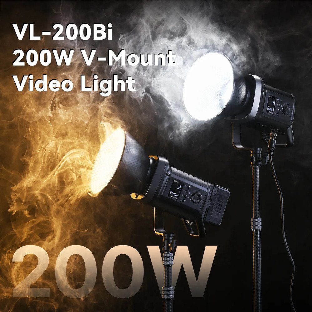 Відеосвітло Ulanzi Vijim 200W Bi-color  Video Light (L079CNA1 VL-200Bi) (без блока живлення) (L079CNA1) 7