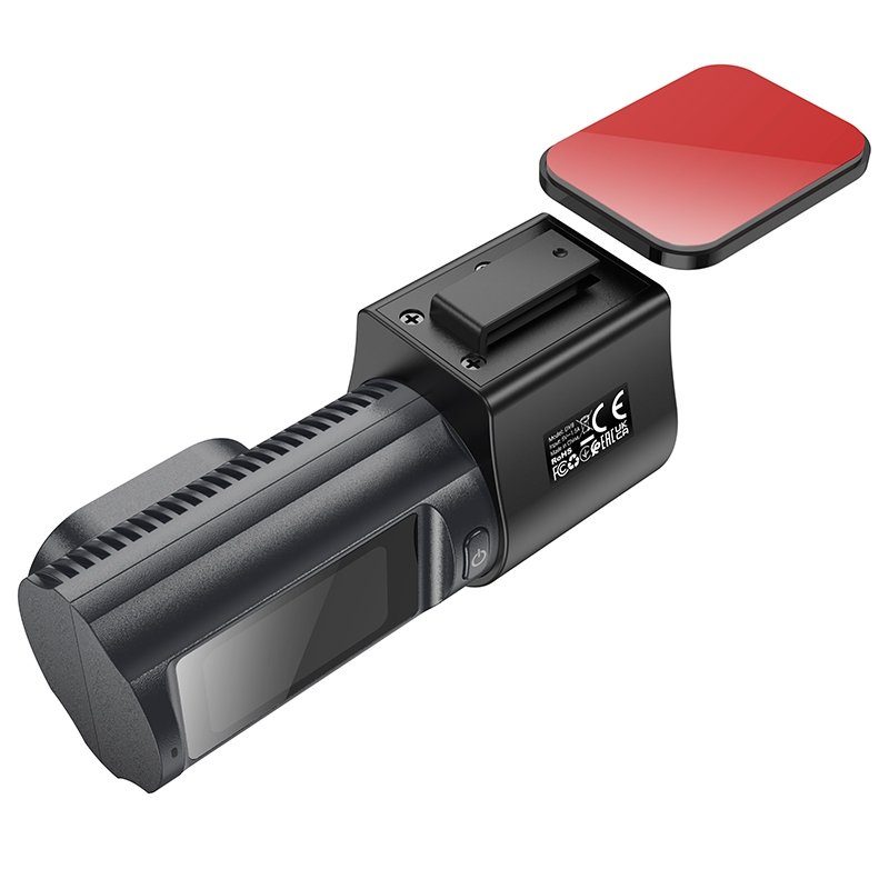 Відеореєстратор HOCO DV8 2K display hidden driving recorder(with rear camera) Black (6942007623384) 6