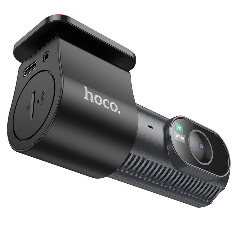 Відеореєстратор HOCO DV8 2K display hidden driving recorder(with rear camera) Black (6942007623384) 5