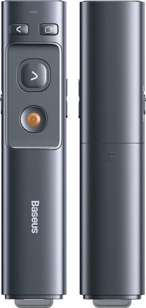 Лазерна указка Baseus Orange Dot Wireless Presenter (Red Laser) Grey (ACFYB-B0G)