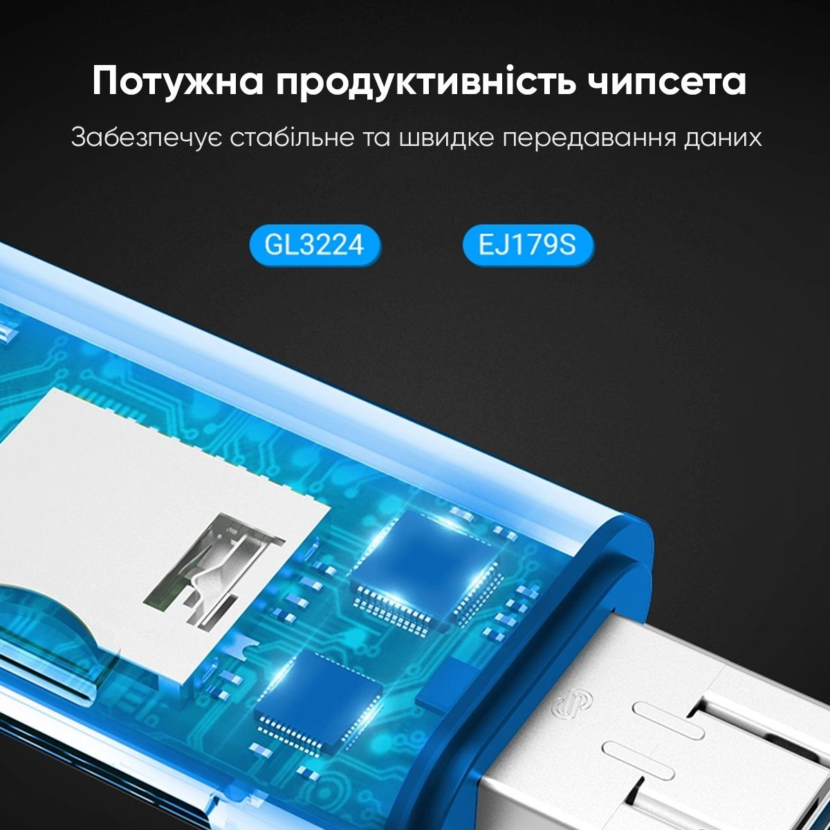 Кардрідер Vention USB3.0 Multi-function Card Reader Gray Metal Type (CCHH0) (CCHH0) 11