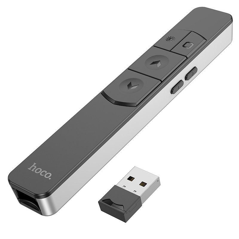Лазерна указка HOCO GM202 Smart PPT page turning pen Silver (6942007634618) 4
