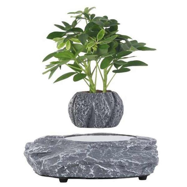 Магнітний левітаційний горщик для рослин HCNT Magnetic Levitating Pot M5B-P Grey (M005B-P)
