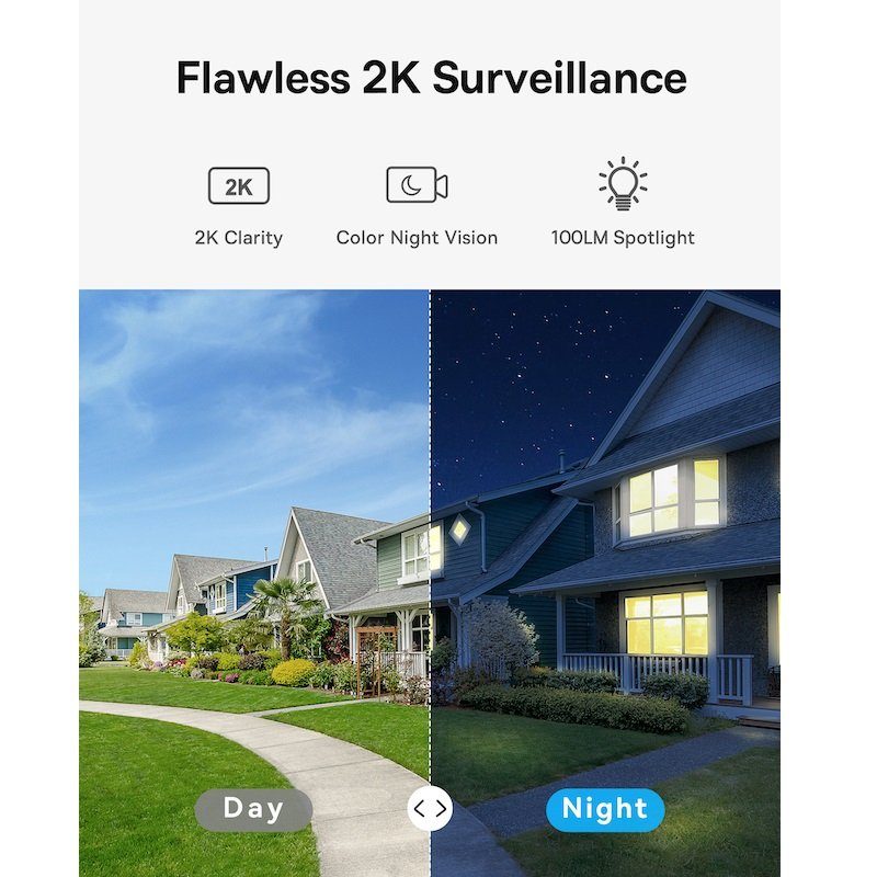 Додаткова IP-камера відеоспостереження Baseus Security B1 Outdoor Camera 2K White (S0SV002130) 10