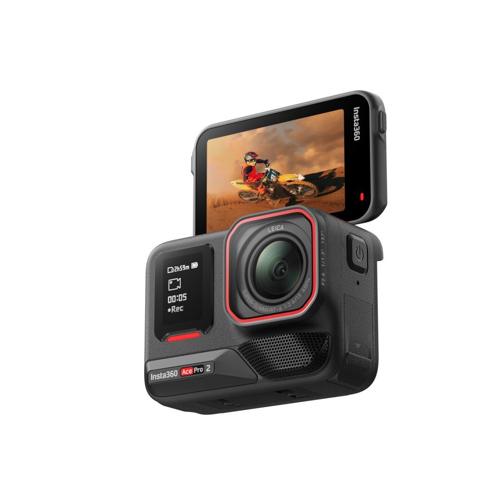 Екшн-камера Insta360 Ace Pro 2 Dual Battery Bundle  (Black) (6977644760888) 6