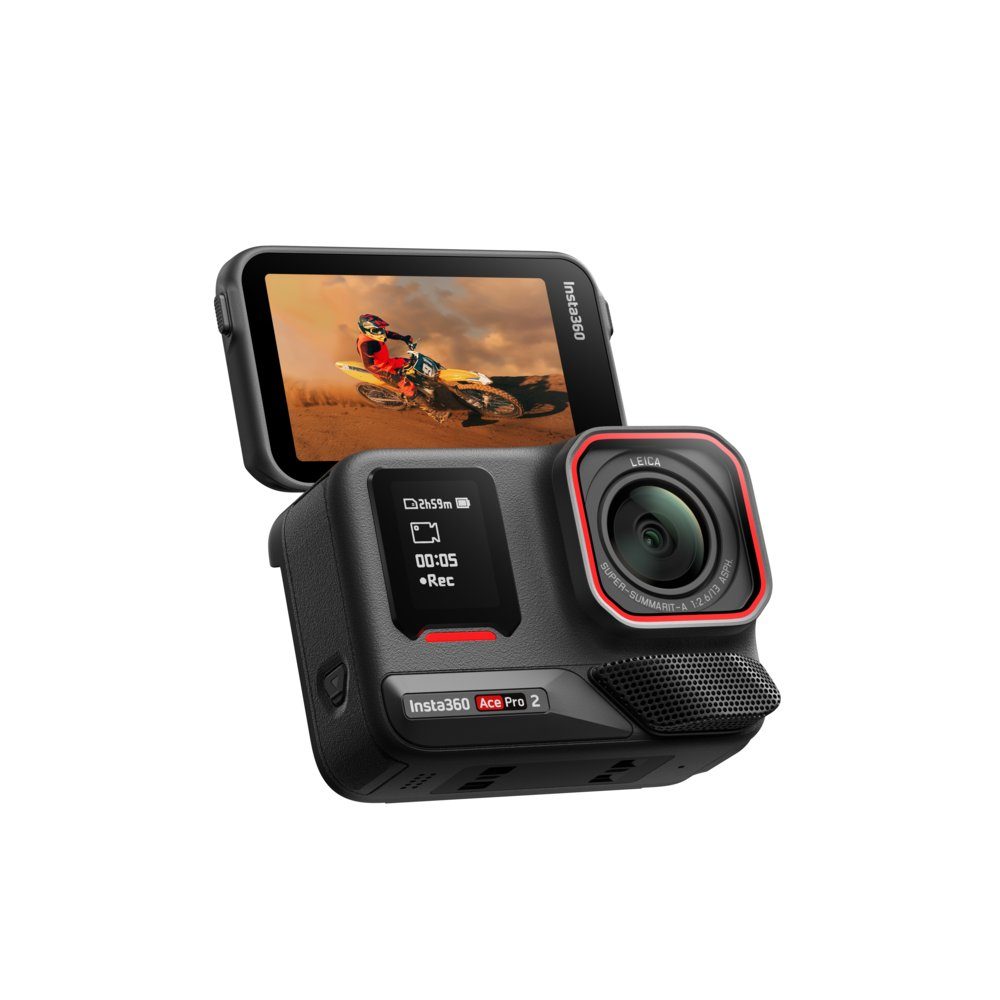 Екшн-камера Insta360 Ace Pro 2 Dual Battery Bundle  (Black) (6977644760888) 7