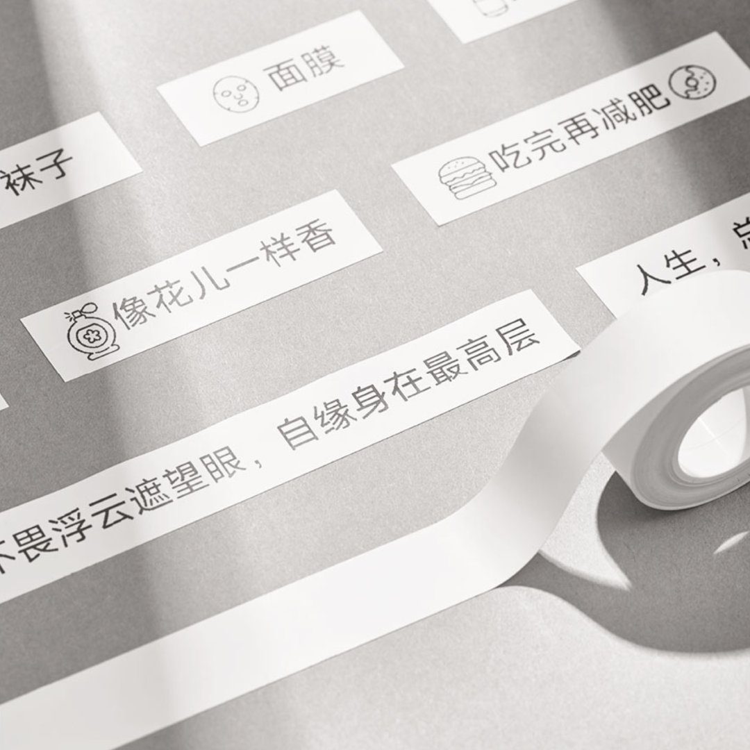 Термопринтер для друку наклейок Xiaomi Mi Home Label Printer Set (MJBQDYJ1‑WC) 7