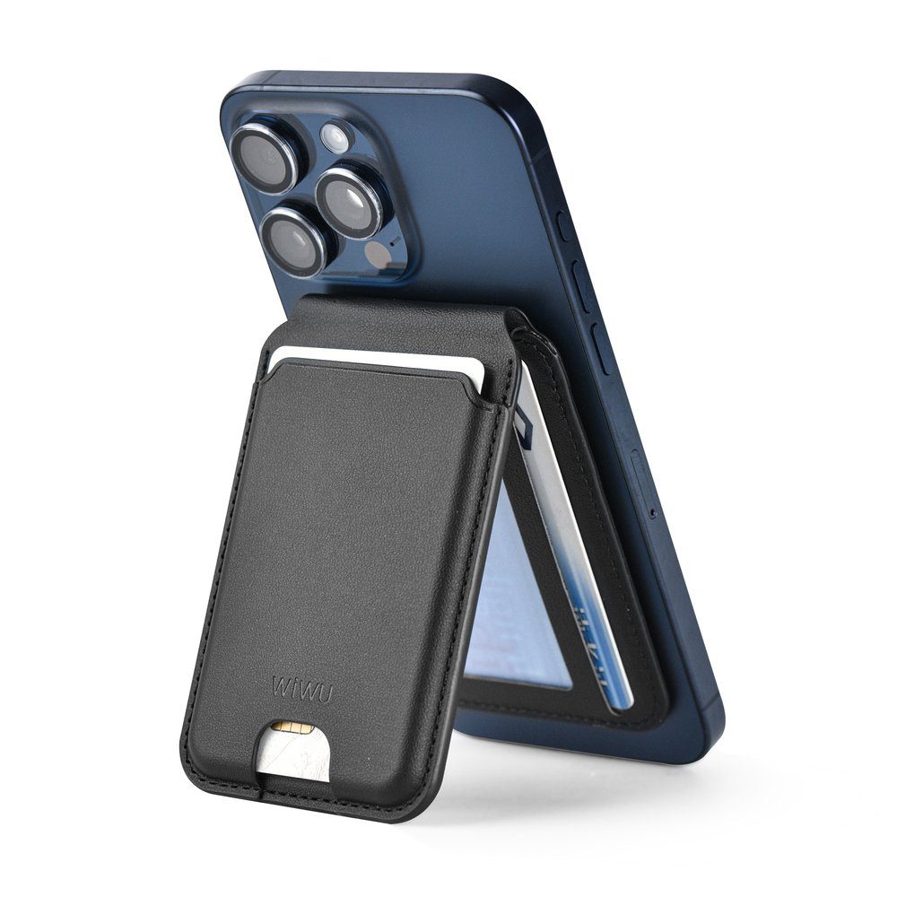 Картхолдер WIWU Mag Wallet Pro MW-003 Kevlar Black (6977703652895) 6