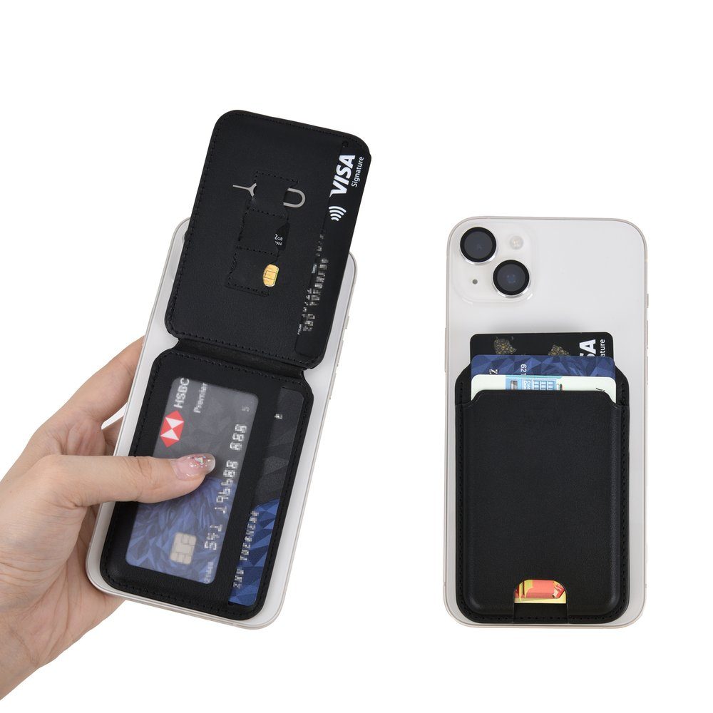 Картхолдер WIWU Mag Wallet Pro MW-003 Kevlar Black (6977703652895) 8