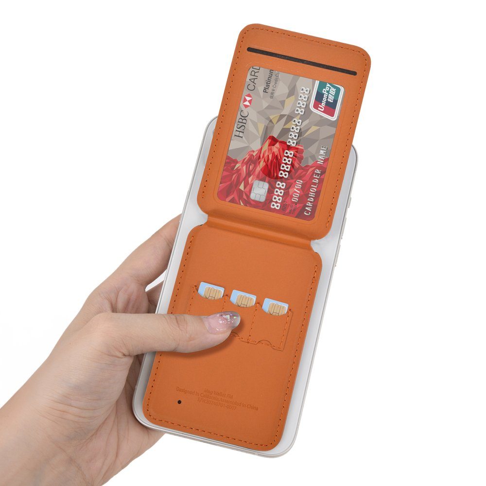 Картхолдер WIWU Mag Wallet FM MW-005 Brown (6977703650495) 5