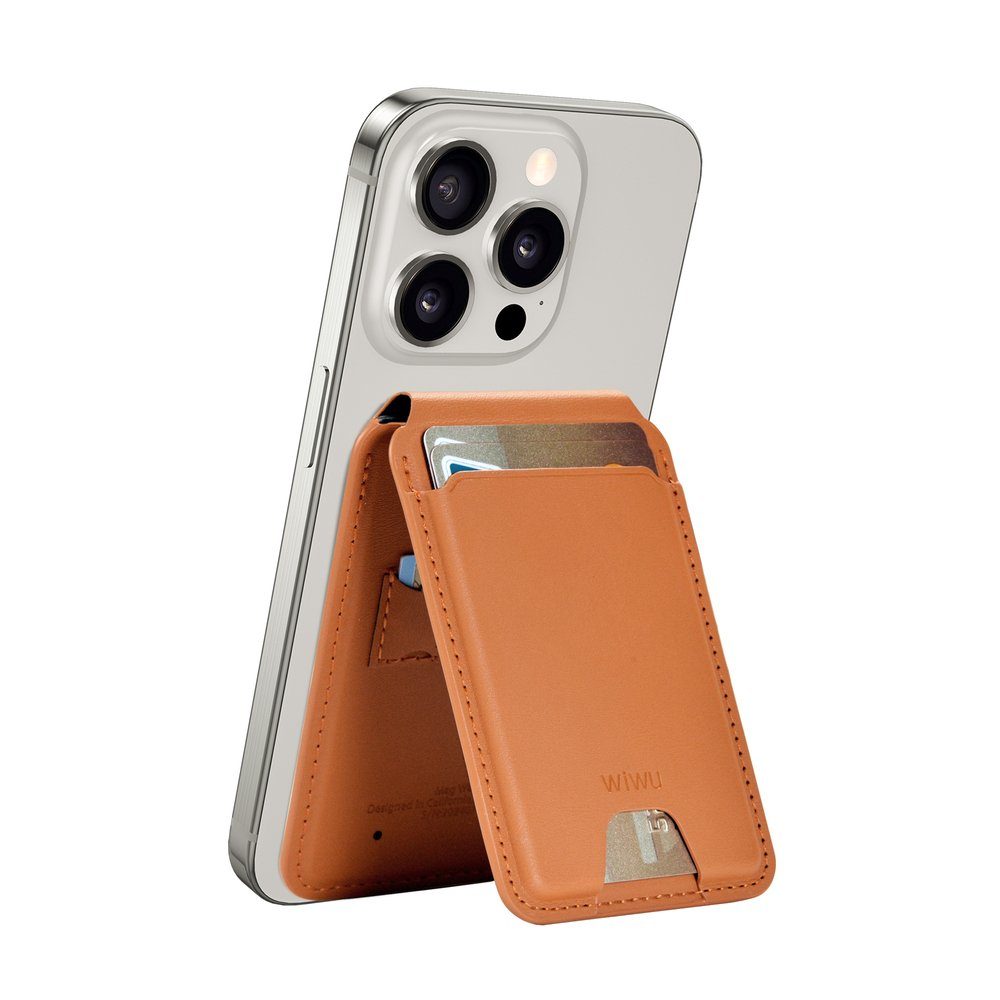 Картхолдер WIWU Mag Wallet FM MW-005 Brown (6977703650495) 6
