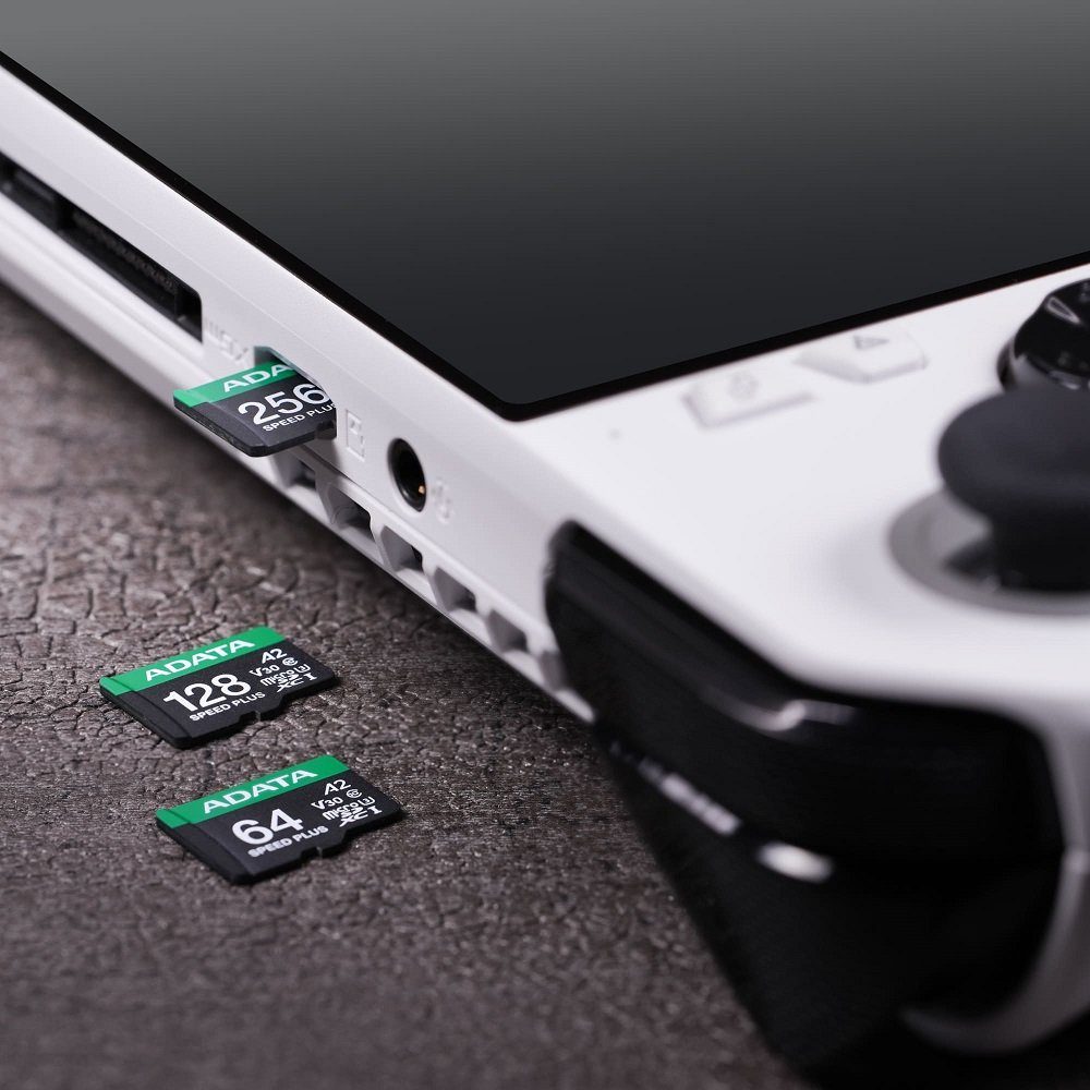 Карта пам'яті microSDXC (UHS-1 U3) A-DATA SPEED PLUS 256Gb Class 10 V30 A2 (R-180Mb/s W160Mb/s) (adapter SD) (UD256GUI3V30A2SP-RA1) 7