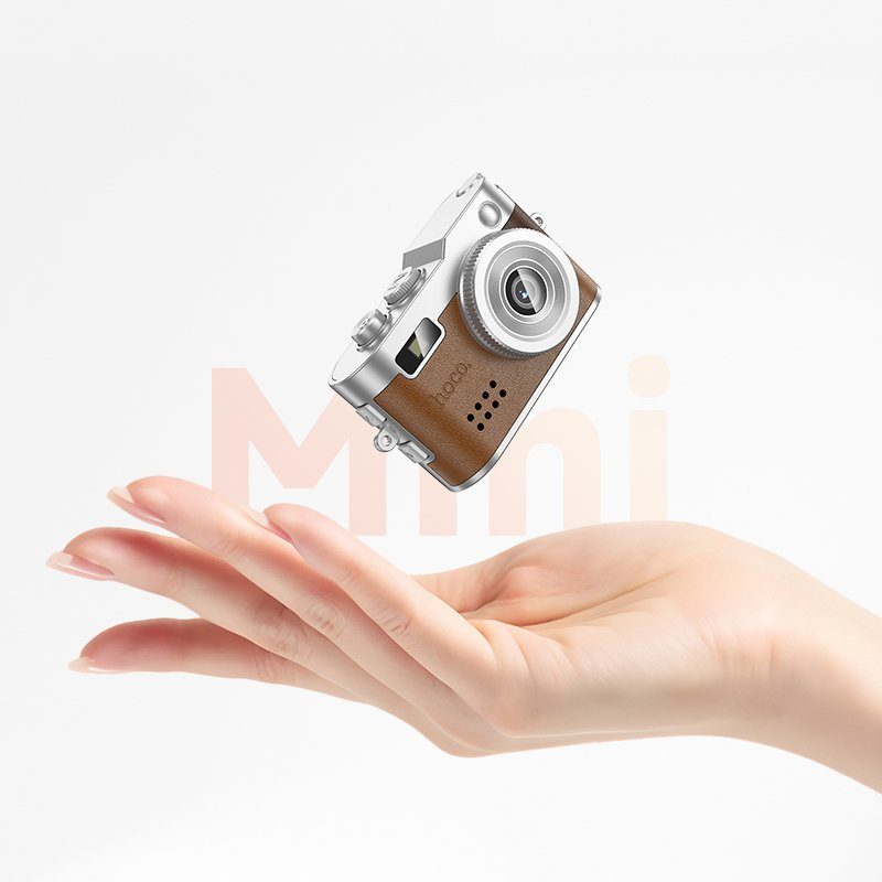 Міні цифрова фотокамера HOCO DV210 Mini digital camera Brown (6942007662932) 5