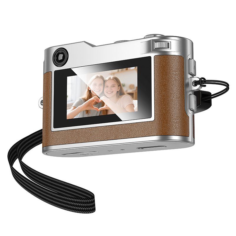 Міні цифрова фотокамера HOCO DV210 Mini digital camera Brown (6942007662932) 3