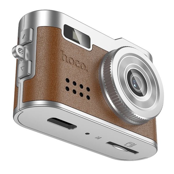Міні цифрова фотокамера HOCO DV210 Mini digital camera Brown (6942007662932)