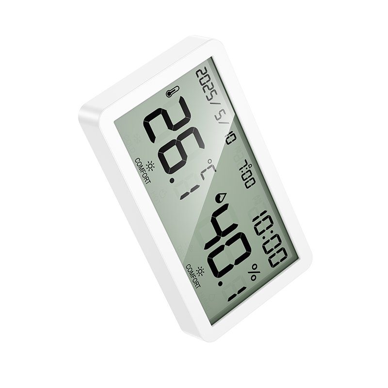 Термогігрометр HOCO HX42 indoor electronic alarm clock thermometer and hygrometer (6942007661270) 6