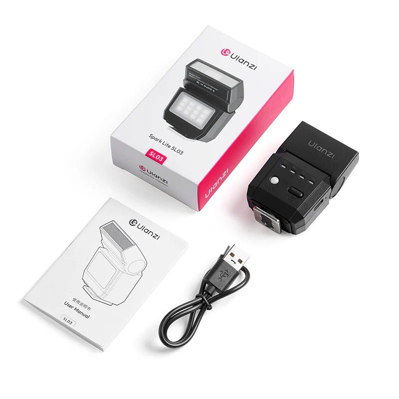 Відеосвітло Ulanzi SL03 Spark Lite Camera Flash(Black) (L200) 2